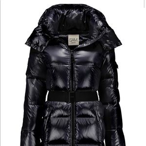 Brand new Sam. Coat in Jet Black!